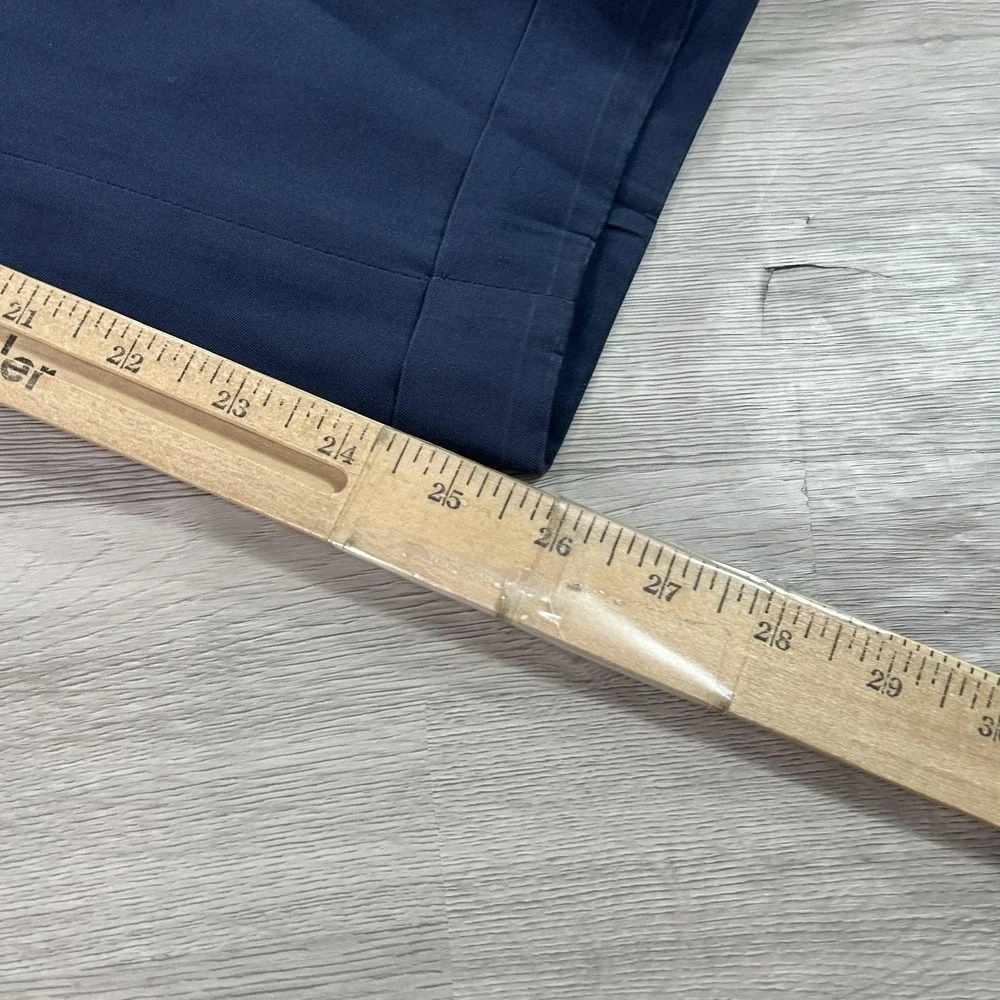 Ermenegildo Zegna Pants Mens 40x26 Blue Wool Classic Fit Dress Slacks Business